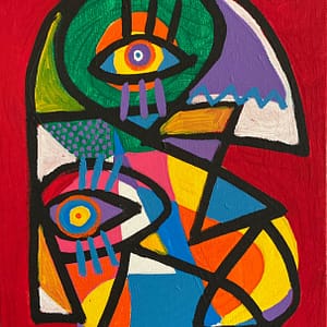 el pintor abstracto Enrique Pichardo