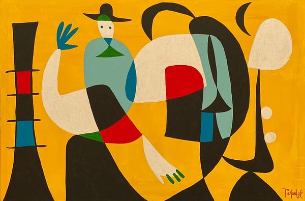 Tango un baile abstracto de Enrique Pichardo