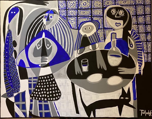 Expresionismo abstracto de Enrique Pichardo en Desayuno